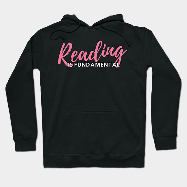 Reading is fundamental - script Hoodie by euheincaio